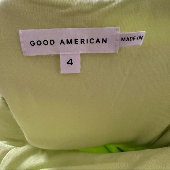 Good American women’s size 4 off the shoulder midi-dress EUC - Picture 7 of 9